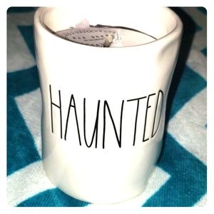 Rae Dunn Haunted Candle- White Pumpkin Scented